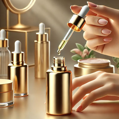 قطره چکان طلایی و قیمت قطره چکان طلایی خارجی و ظرف قطره چکان شیشه ای طلایی به همراه خرید قطره چکان شیشه طلایی از گلدن اکتیو به صورت آنلاین - صنعت آرایشی و بهداشتی